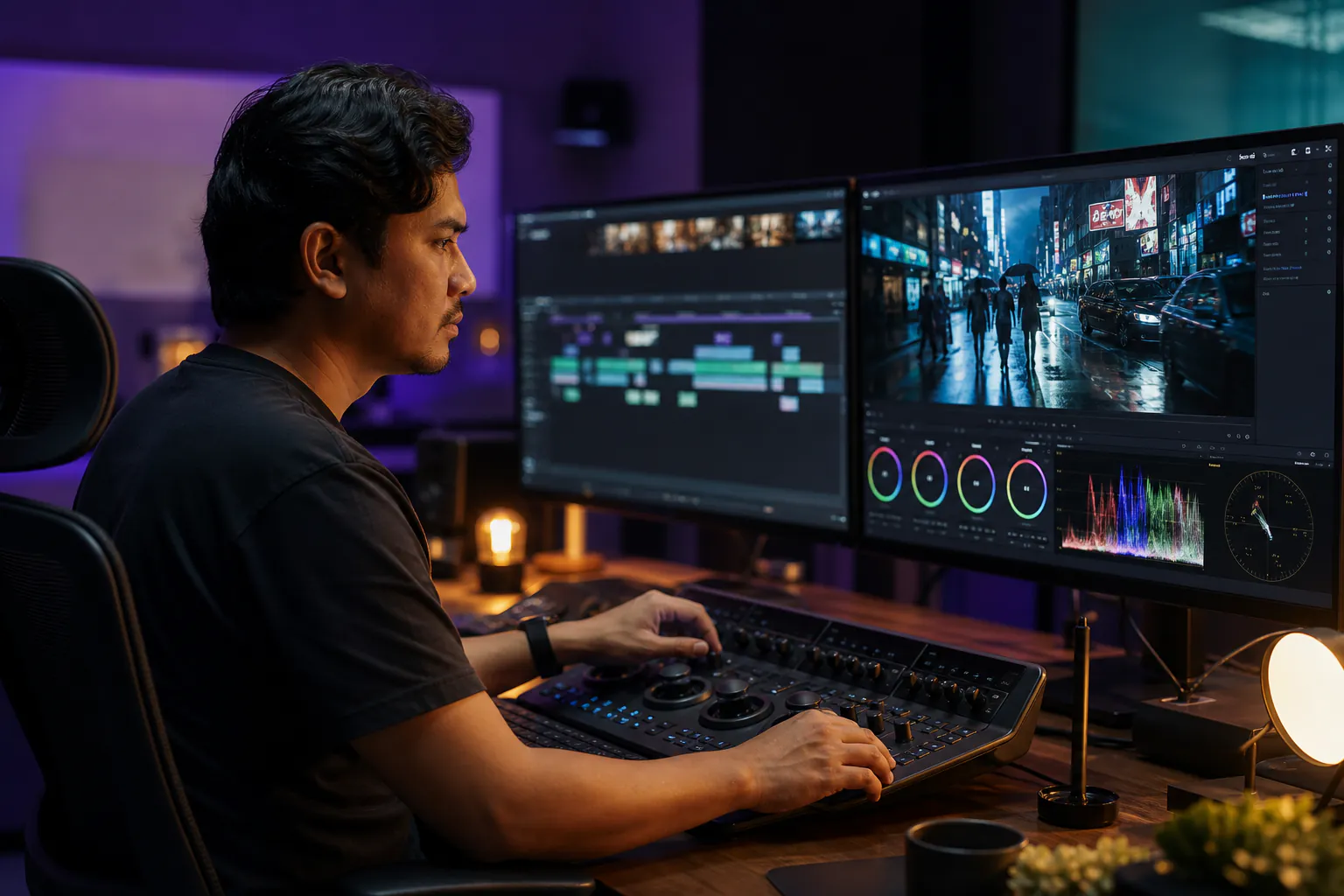Editing & colour grading